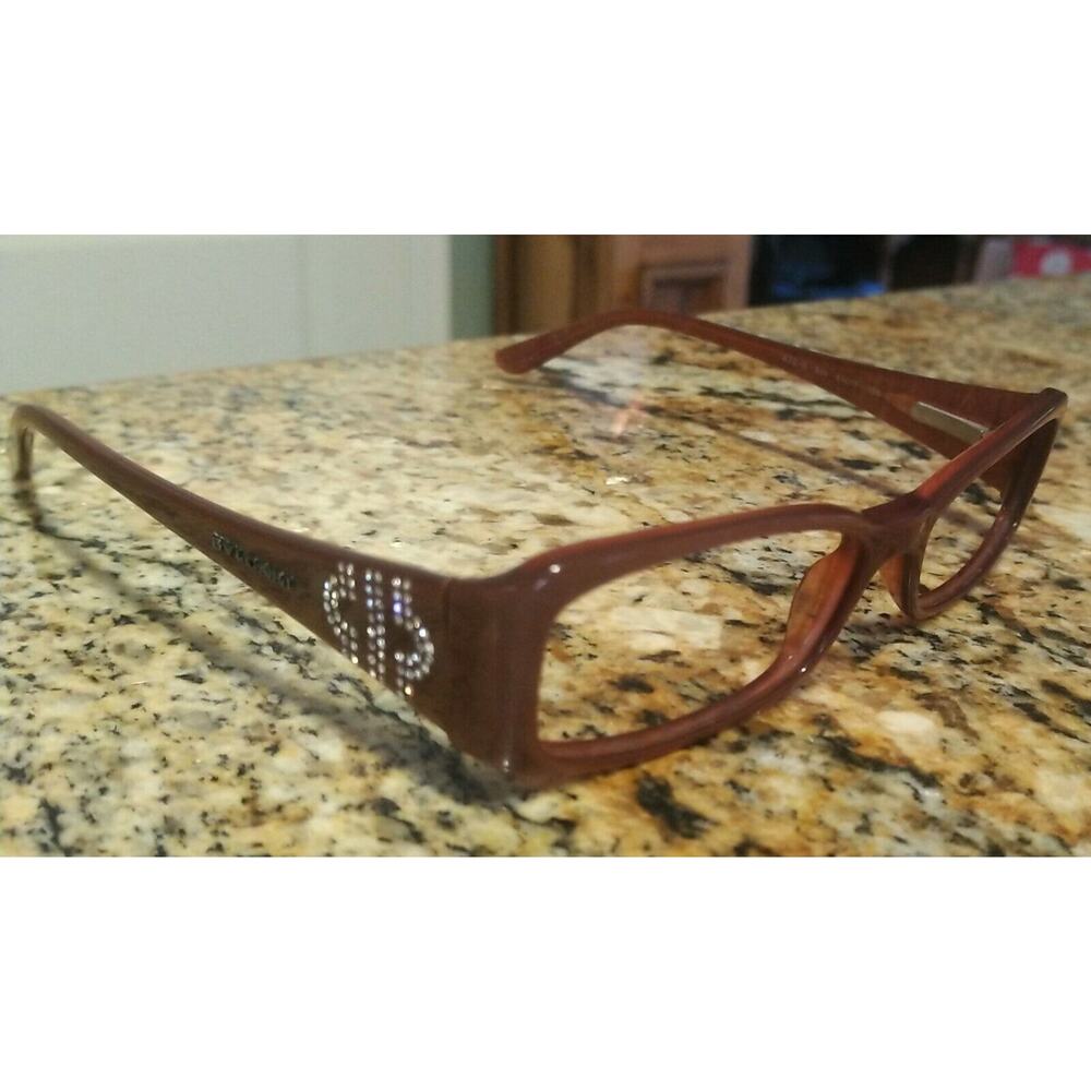 BVLGARI 470-B 829 Bling Crystal EYEGLASSES SIZE:51-15-135